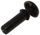 Essentra Components SR 2040 B Rivet Snap Black Nylon 2.2 mm Hole Dia 2.1 - 2.8 Grip 4.2 1.2 Depth