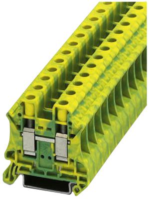 Phoenix Contact UT 10-PE UT 10-PE DIN Rail Mount Terminal Block 2 Ways 20 AWG 6 16 mm&Acirc;&sup2; Screw 76 A