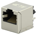 TE Connectivity 2301995-1 Modular Connector RJ45 Jack 1 x (Port) 8P8C Cat5e Through Hole Mount