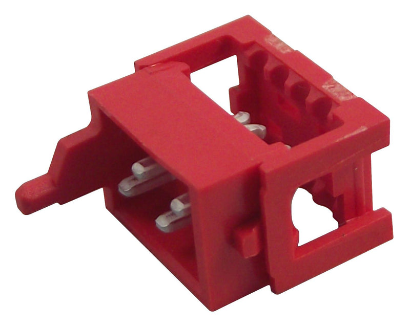 AMP - TE Connectivity 7-215083-4 7-215083-4 IDC Connector Plug Male 1.27 mm 2 Row 4 Contacts Cable Mount