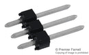 Molex 90120-0123 90120-0123 Pin Header Signal 2.54 mm 1 Rows 3 Contacts Through Hole Straight C-Grid III 90120