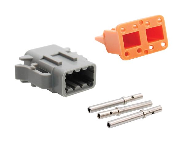 Amphenol SINE/TUCHEL ATM06-08SA-KT01 Automotive Connector Plug 8POS 7.5A