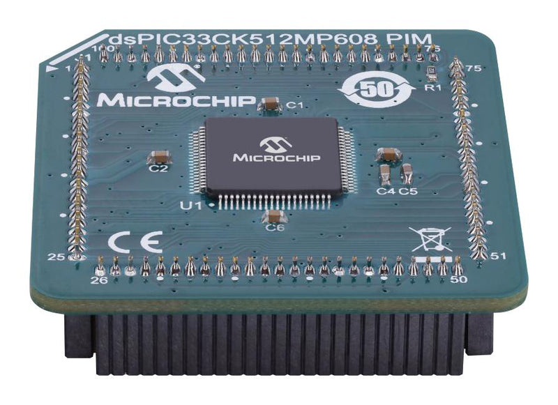 Microchip EV09H41A Plug-In Module dsPIC33CK512MP608 Explorer 16/32 Development Board