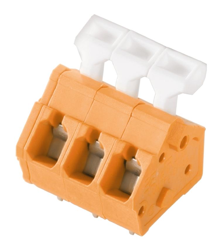 Weidmuller 1914580000 Wire-To-Board Terminal Block 5 mm 3 Ways 26 AWG 14 2.5 mm&Acirc;&sup2; Tension Clamp