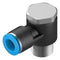 Festo QSLV-3/8-10 Pneumatic Fitting Push-In L-Fitting R3/8 14 bar 10 mm PBT (Polybutylene Terephthalate) Qslv