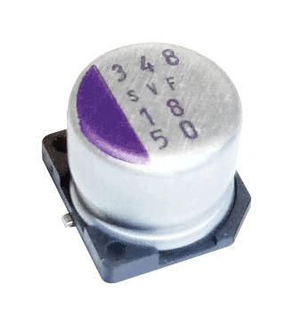 Panasonic 16SVF180M Polymer Aluminium Electrolytic Capacitor 180 &Acirc;&micro;F 16 V Radial Can - SMD 0.022 ohm