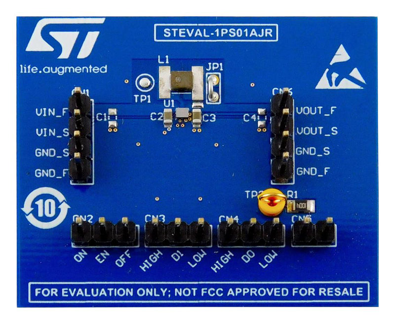 Stmicroelectronics STEVAL-1PS01AJR Eval Board Sync Buck Converter