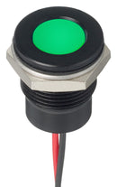 Apem Q12-7F5BXXHG12E LED Panel Indicator 12.7MM GRN 12VDC