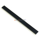 Tanotis  100PCS 40Pin 2.54mm  Single  Row Straight  Female Pin Header Strip PBC Ardunio