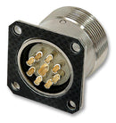 Epic 8705+50101200 Circular Connector Circon R2.5 Series Panel Mount Receptacle 9 Contacts Solder Socket