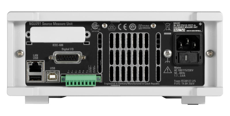 Rohde &amp; Schwarz NGU201COM NGU201COM Source Measure Unit SMU 1-Channel 2-Quadrant 20V 3A 60W With Digital I/O Option Complete Pack