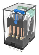IMO Precision Controls HYE41PN12DC Power Relay 4PDT 12 VDC 5 A HYE Series Socket Non Latching