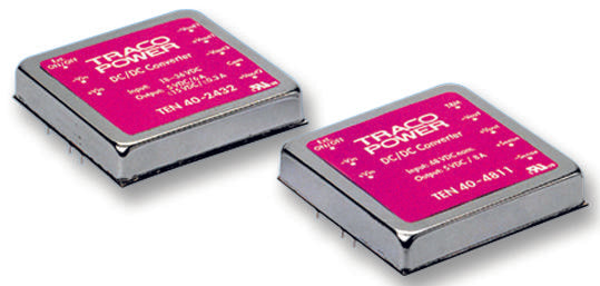 Tracopower TEN 40-2423 Isolated Board Mount DC/DC Converter 2 Output 40 W 15 V 1.4 A -15