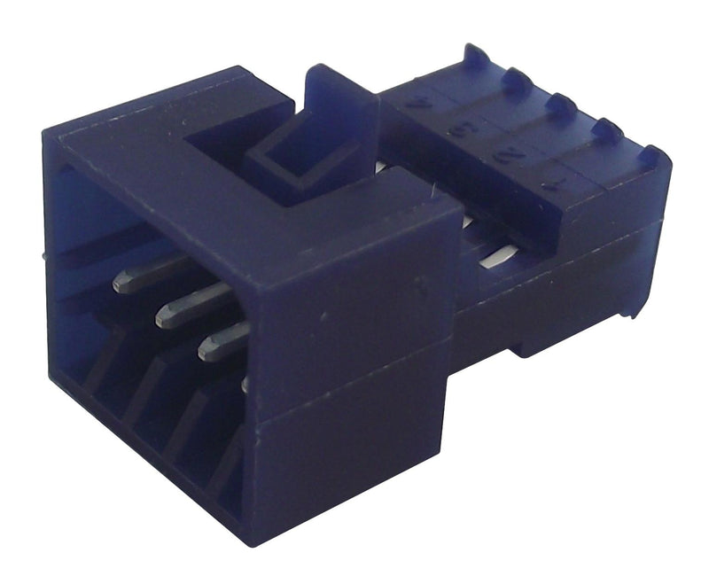 AMP - TE Connectivity 3-647002-4 IDC Connector Plug Male 2.54 mm 1 Row 4 Contacts Cable Mount