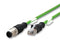 Metz Connect 142M4D15100 Sensor Cable Ethernet M12 Plug RJ45 4 Positions 10 m 33 ft