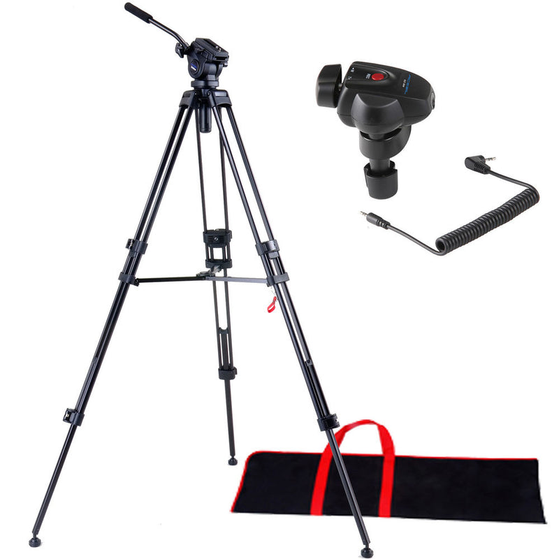 Acebil I-605DX Prosumer Tripod System with SZ300 Universal Zoom Controller