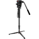 Acebil mp-100V(N) Carbon Fiber Monopod with H20 Fluid Head
