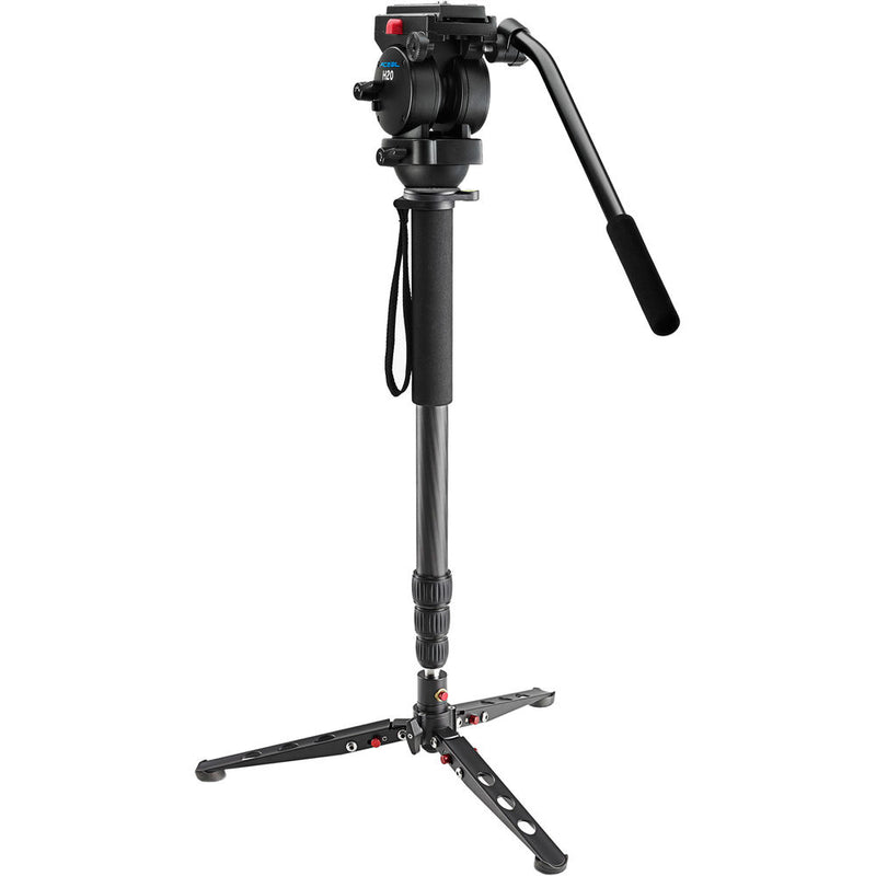 Acebil mp-100V(N) Carbon Fiber Monopod with H20 Fluid Head