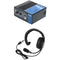 ACETEK BNC Cable Connect Intercom Portable Unit With "Double-Ear" "Closed Type" DL-550 Headset