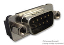 AMPHENOL L717TSEH09POL2RM8 D Sub Connector, 9 Contacts, Plug, DE, TS Series, Steel Body, Through Hole