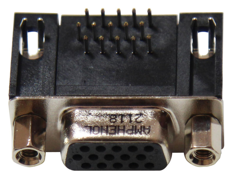 Amphenol Communications Solutions L17HTHES4F1C D Sub Connector Standard Receptacle HTH Series 15 Contacts DA Solder