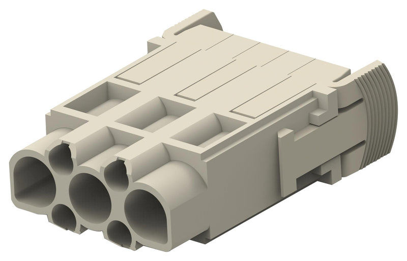 TE Connectivity T2111342101-000 T2111342101-000 Heavy Duty Insert Plug 7POS 40A