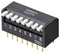 Omron A6FR-0104 DIP / SIP Switch Long Actuator 10 Circuits Piano Key Through Hole SPST-NO 24 V 25 mA