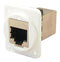 Cliff Electronic Components CP30222SXW CP30222SXW In-Line Adapter Cat6 Plain Hole RJ45 Adaptor FT Jack 8 Ways
