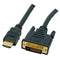 Stellar Labs 24-11054 Cable Hdmi A/DVI-D Dual Link Plug 25FT