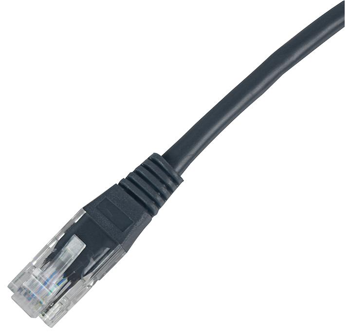 Connectix Cabling Systems 003-3NB4-030-09 003-3NB4-030-09 3m Black Cat5e UTP Ethernet Patch Lead