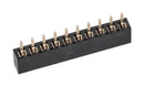 Wurth Elektronik 62002011821 62002011821 PCB Receptacle Board-to-Board 2 mm 1 Rows 20 Contacts Through Hole Mount WR-PHD