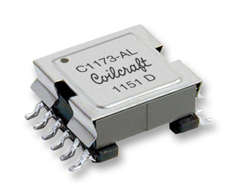 COILCRAFT C1173-ALB Pulse Transformer, 6.5:1, 1.5 kV, 166.5 &micro;H, 0.77 ohm
