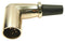 Multicomp PRO MP60964N MP60964N XLR Connector 4 Contacts Plug Cable Mount Metal Body MP Right Angle
