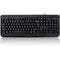 Adesso EasyTouch 132 Multimedia Keyboard With 3-Port USB Hub (Black)