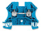 Weidmuller 102018 WDU4 BLUE 102018 BLUE DIN Rail Mount Terminal Block 2 Ways 22 AWG 10 4 mm&Acirc;&sup2; Screw 32 A