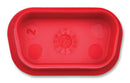 FCT - A MOLEX COMPANY F1042-1P Dust Cap / Cover, DE, RED, Dust Cap, D Sub Plug Connectors