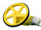 Kitronik 2593-TT 2593-TT Wheel Yellow 5 Spoke ABS TT Style Hobby Motors New