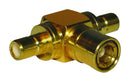 Amphenol RF 142300 SMB T Adapter JACK-PLUG-JACK 50 OHM