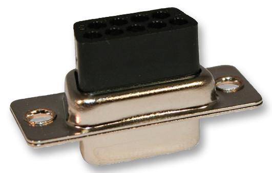 Norcomp 170-009-273L010 D Sub Connector Housing 9 Ways DE 170 Series Receptacle Steel Body