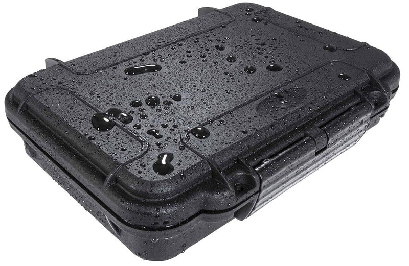 MAX Waterproof Cases MAX002S MAX002S Black Storage Case With Foam Insert - 53mm x 230mm 175mm