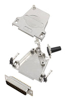 Amphenol ICC (COMMERCIAL PRODUCTS) L17D45ZF25-RG+L717SDB25P D Sub Connector With Backshell DB25 25 Contacts Plug Solder DB D45ZF-RG Series Steel Body