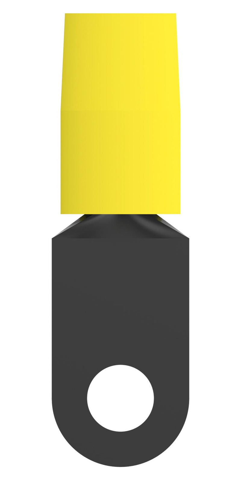 AMP - TE Connectivity 324050 Ring Tongue Terminal M6 1/4" 4 AWG 26.7 mm&Acirc;&sup2; Terminyl Yellow