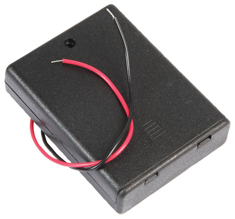 Multicomp PRO MP000367 Battery Box Wired 4 x AAA