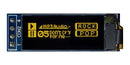 Midas MDOB128032GV-YI Graphic Oled 128 x 32 Pixels Yellow on Black 3V I2C 35.8mm 12mm -40 &deg;C