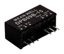 Mean Well DPB09B-15 Isolated Through Hole DC/DC Converter 2:1 9 W 2 Output 15 V 300 mA