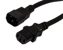 L-COM PPA00002-25F Mains Power Cord IEC 60320 C14 to C13 7.62 m 15 A 250 V Black New