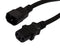 L-COM PPA00002-25F Mains Power Cord IEC 60320 C14 to C13 7.62 m 15 A 250 V Black New