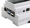 Multicomp PRO MP001137 Rasp PI 4B Enclosure DIN Rail PC GRY