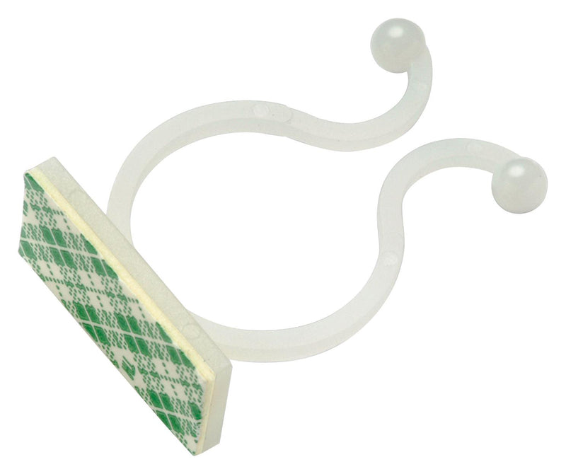 Wurth Elektronik 520209000 Fastener Adhesive Backed Twist Lock Cable Clip 23 mm Nylon 6.6 (Polyamide 6.6) Natural 28 New