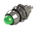 Marl 514-114-23 514-114-23 LED Panel Mount Indicator Green 28 VDC 12.7 mm 20 mA 60 mcd IP67